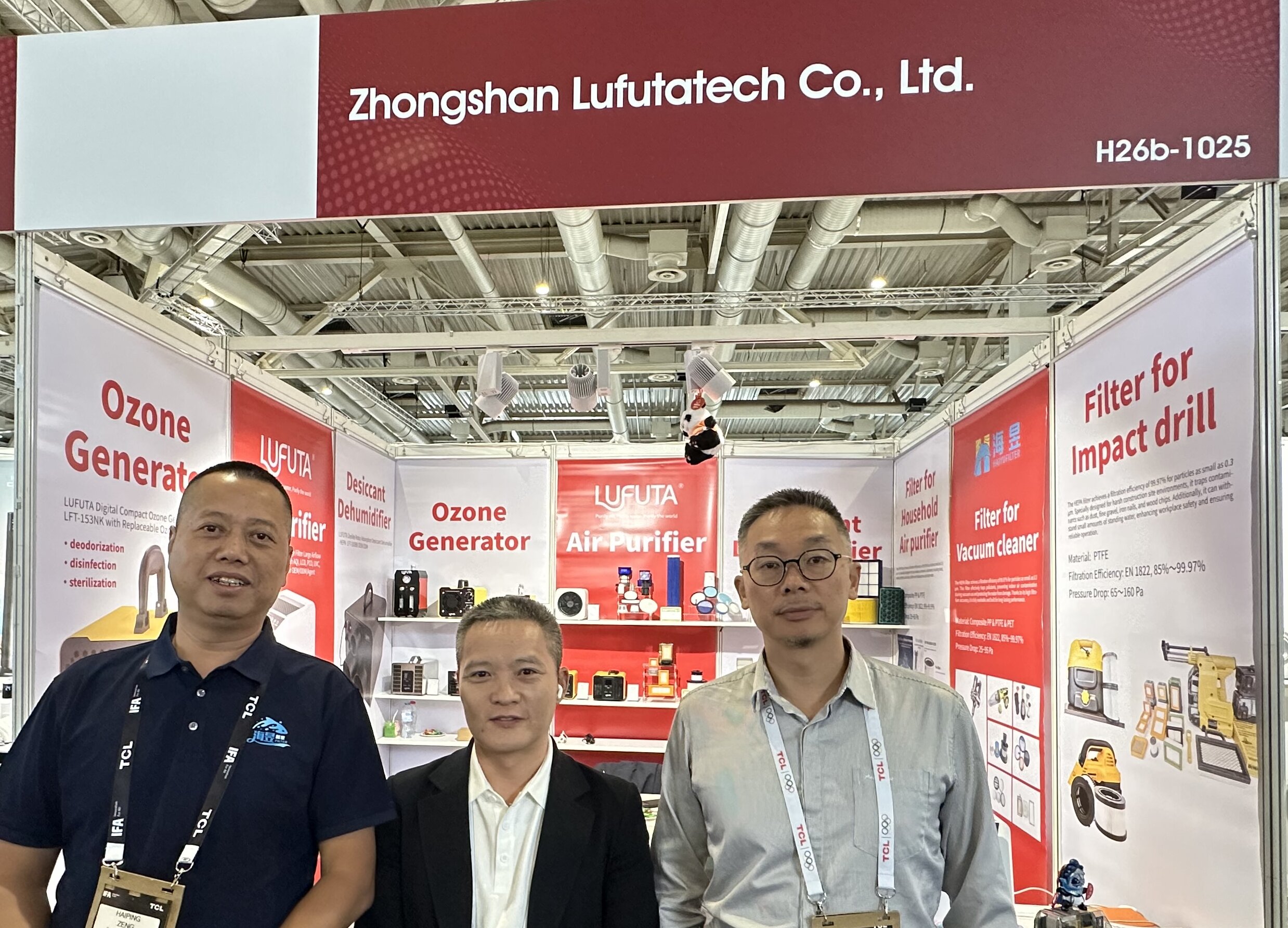LUFUTATECH Attends IFA Berlin 2026, Showcases Advanced Ozone & Air Purification Solutions