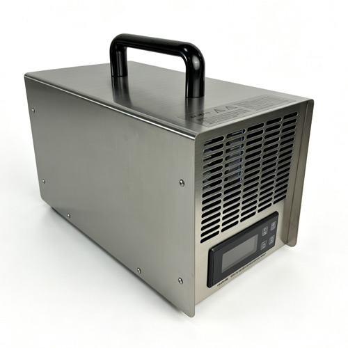 LFT-144AS 40G Powerfule Ozone generator with stainless steel cabinet compact industrial ozone machine portable commercial LUFUTATECH digital control view 4